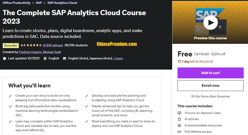 The Complete SAP Analytics Cloud Course