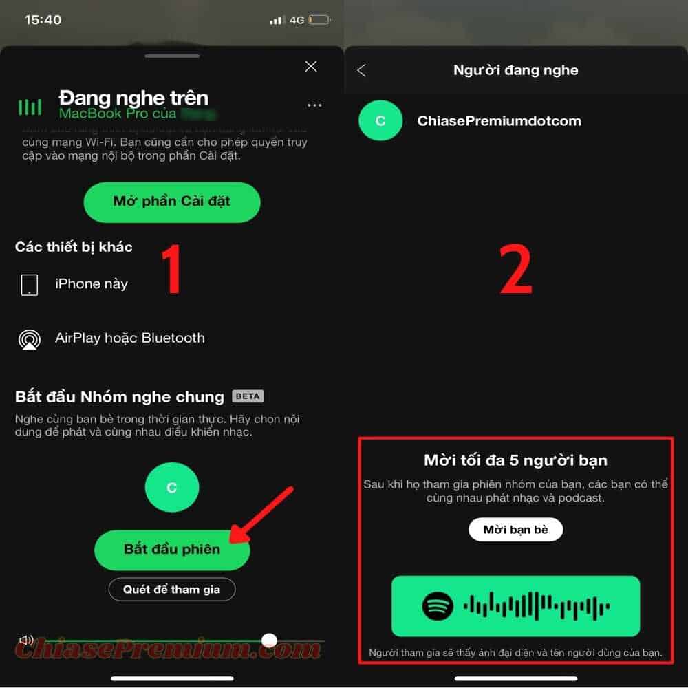 How to start and use Spotify Group Sessions