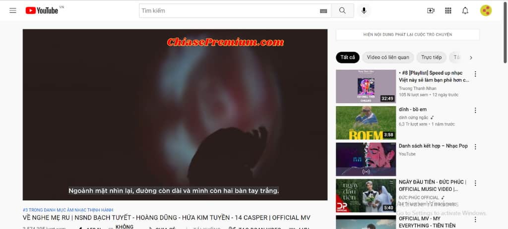 Người dùng có thể xem video trên Youtube Premium mà không bị gián đoạn bởi quảng cáo.