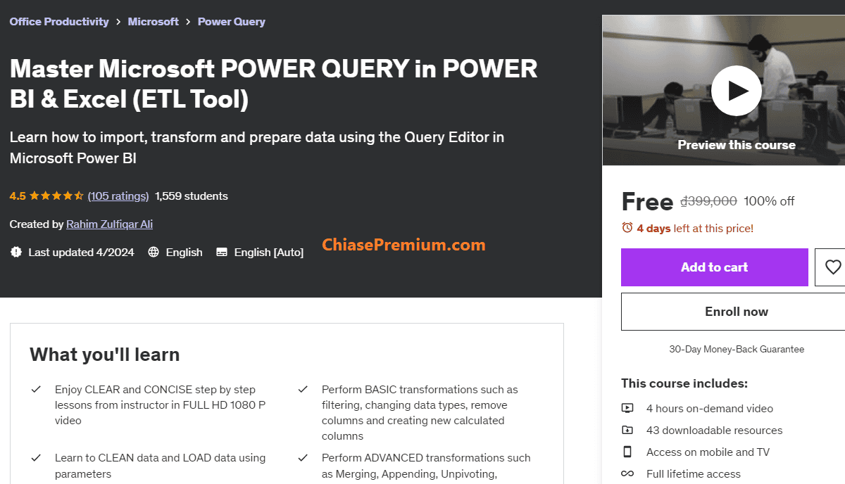 Microsoft POWER QUERY in POWER BI & Excel