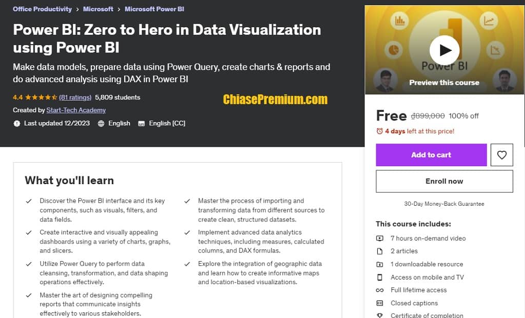 Power BI: Zero to Hero in Data Visualization using Power BI