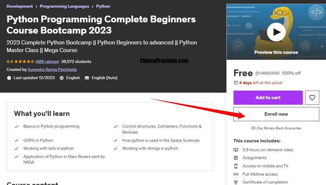 Python Programming Complete Beginners Course Bootcamp 2023