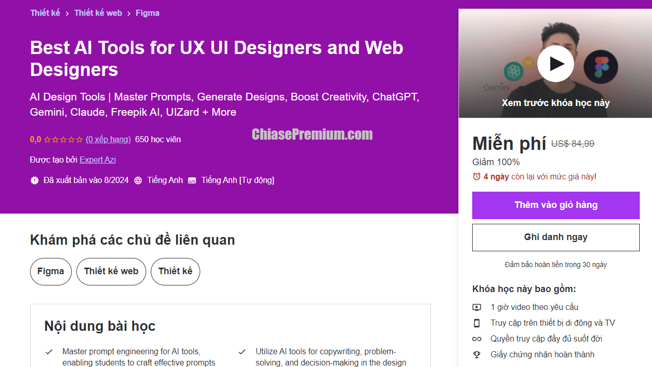 Công cụ AI thiết kế UX tốt nhất